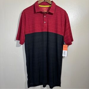 The Foundry Supply Co.‎ Two-Tone Red and Black Polo Shirt